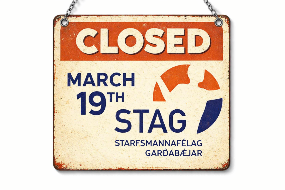 Lokað á skrifstofu STAG 19. mars