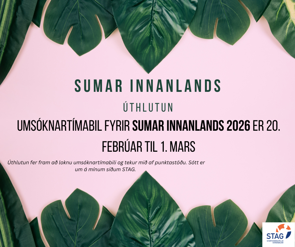 Sumarúthlutun innanlands 2026