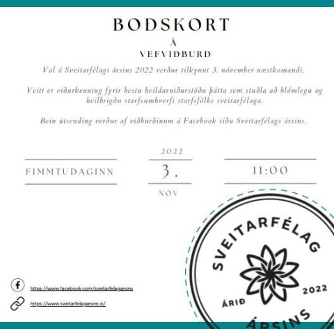 Boðskort á vefviðburð